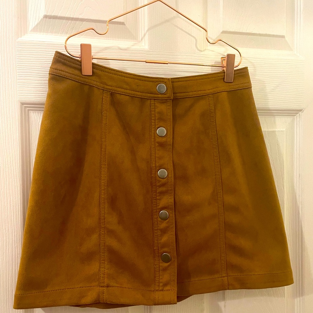 Juniors Button Up Skirt